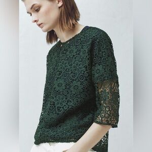 MNG Green Blouse.